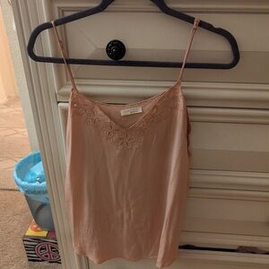 Lovestitch Blush Pink Cami with Lace Detail